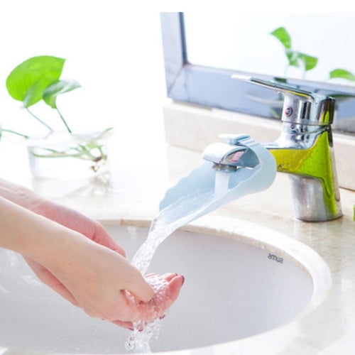 Silicone water tap water faucet extending tank