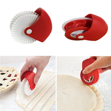 Load image into Gallery viewer, Pastry Pizza Decor Cutter Plastic Wheel Roller