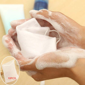 10 pcs Soap Foaming Bubble Mesh Bag