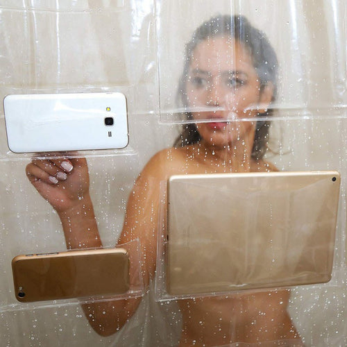 Practical Transparent Waterproof Shower Curtains
